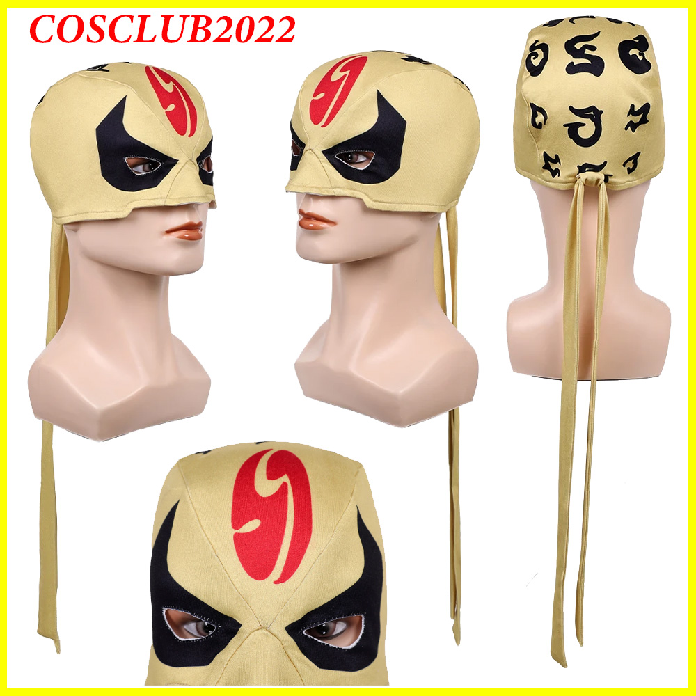 Men'S Yellow Accessories - Hommes fer poing Cosplay jaune couvre-chef