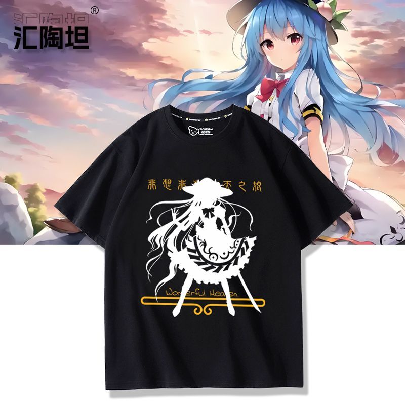 Men'S Accessories Anime - T-shirt Touhou Project Hinanawi Tenshi pour