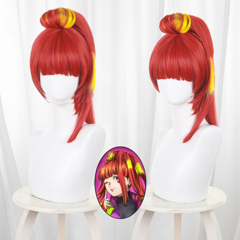 Men'S Yellow Accessories - Perruque de Cosplay Anime Gnosia SQ,