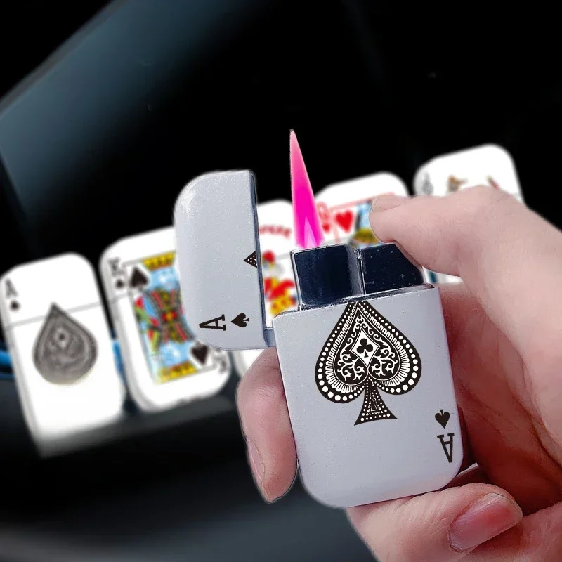Men Accessories Pk - Mini briquet à gaz style poker,