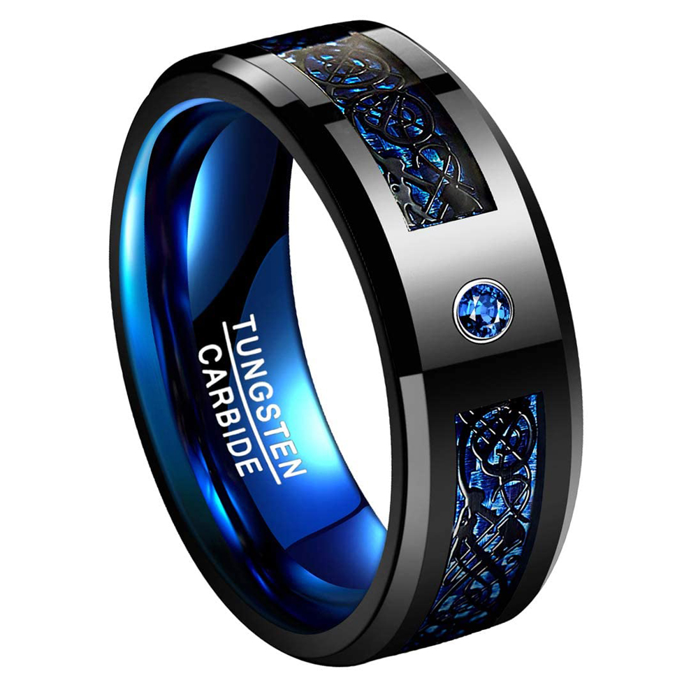 Men Accessories Shop - Bague Dragon en acier inoxydable Nibelungen,