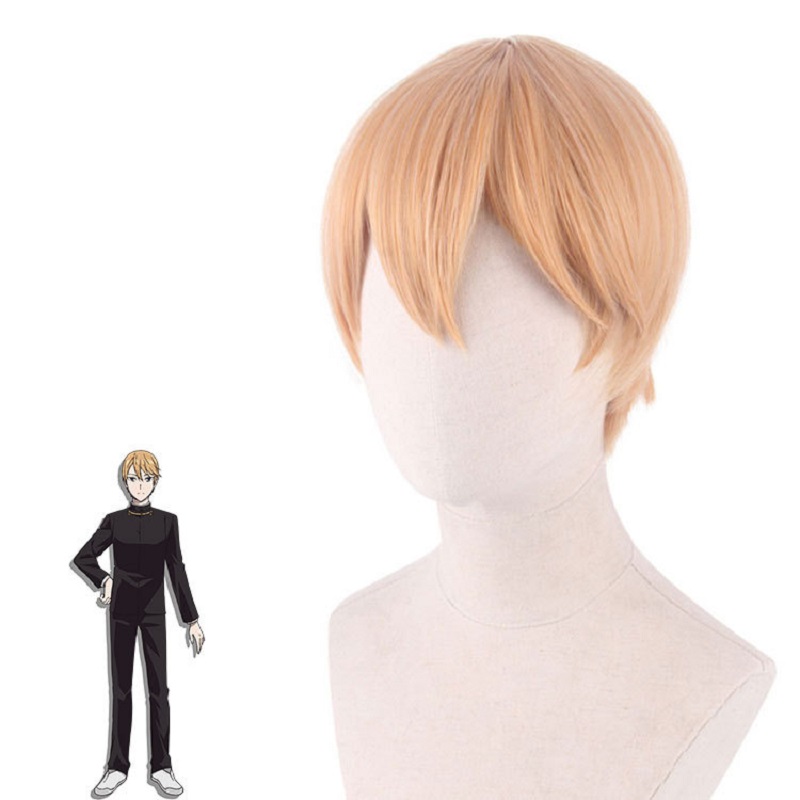 Men'S Yellow Accessories - Shirogane Miyuki cosplay perruque Anime Kaguya