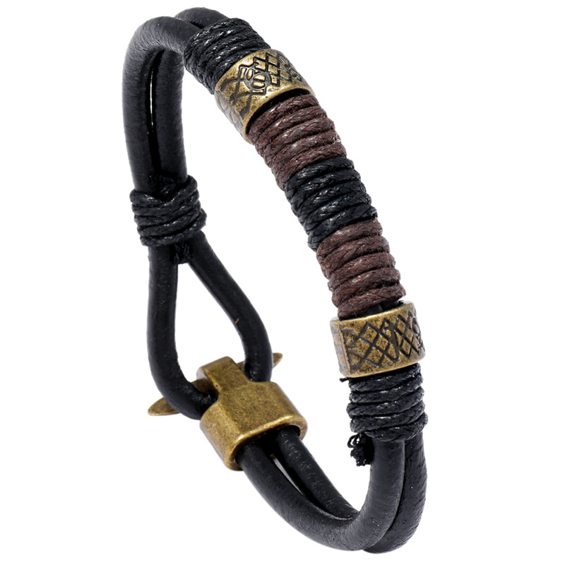 Men Accessories Pk - Bracelet ethnique de Style Punk pour