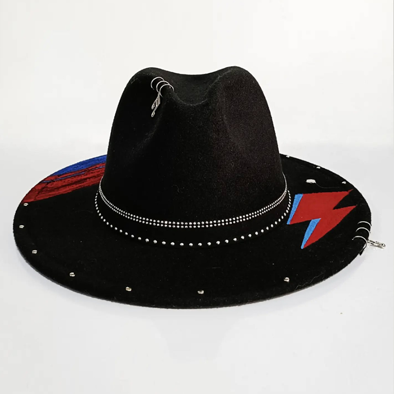 Men Accessories Shop - Chapeau fedora cousu à la main,