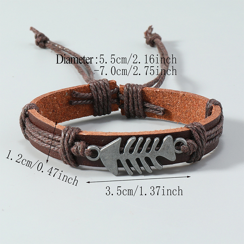 ChimRetro-Bracelet en arête de - Men Accessories Pk avis et prix