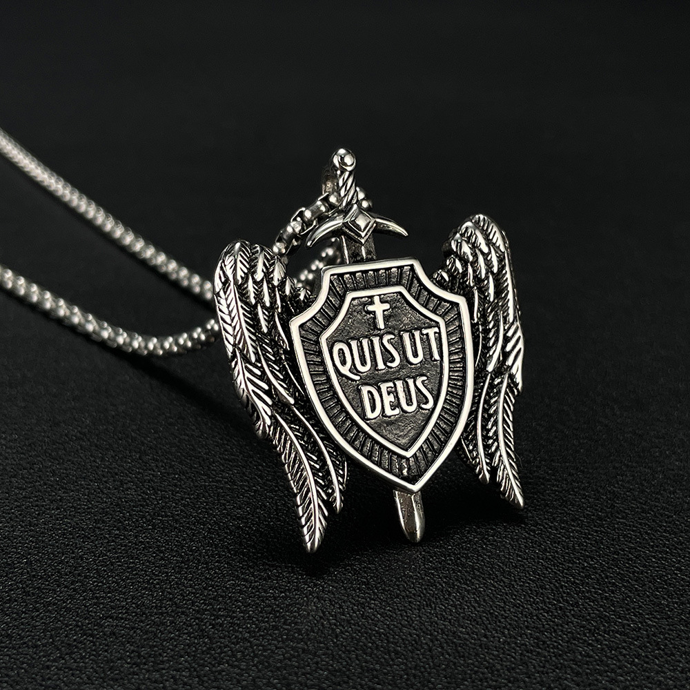 Pendentif bouclier épée Michae - Men Accessories Pk avis et prix