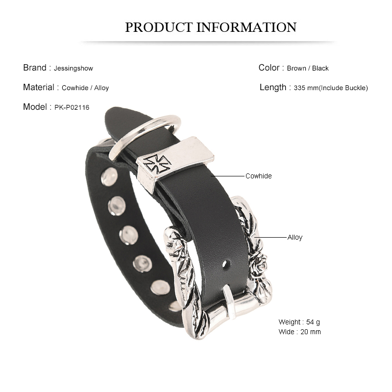 Bracelet à grande boucle de St - Men Accessories Pk avis et prix