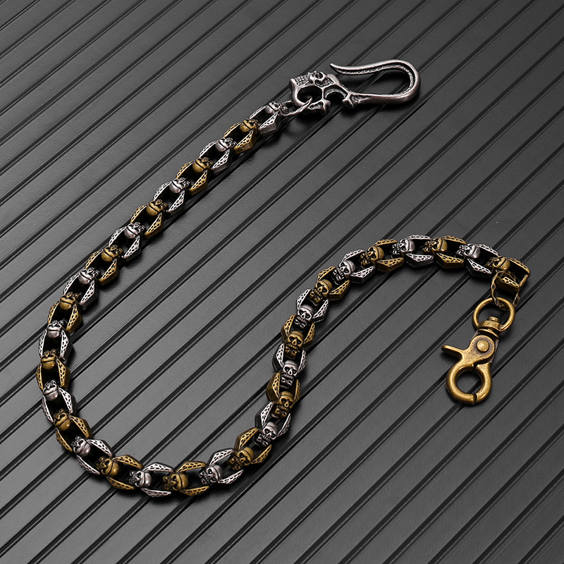 Chaîne de crâne en métal gothi - Men Accessories Pk avis et prix