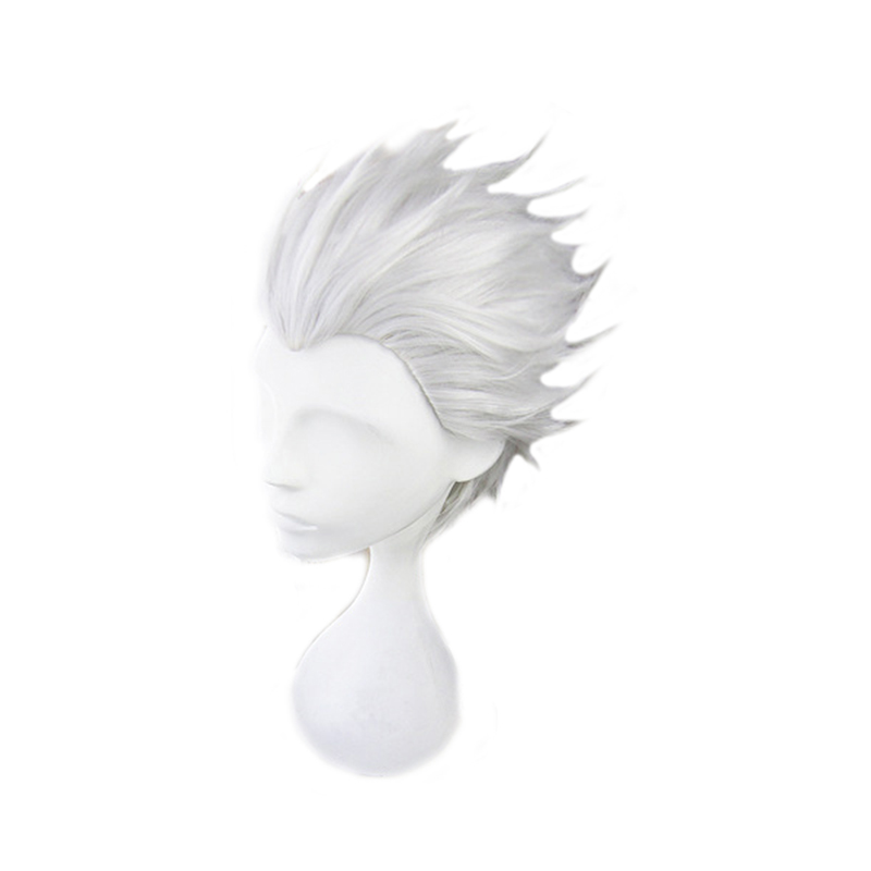 Perruque courte grise argentée - Men Accessories Silver avis et prix