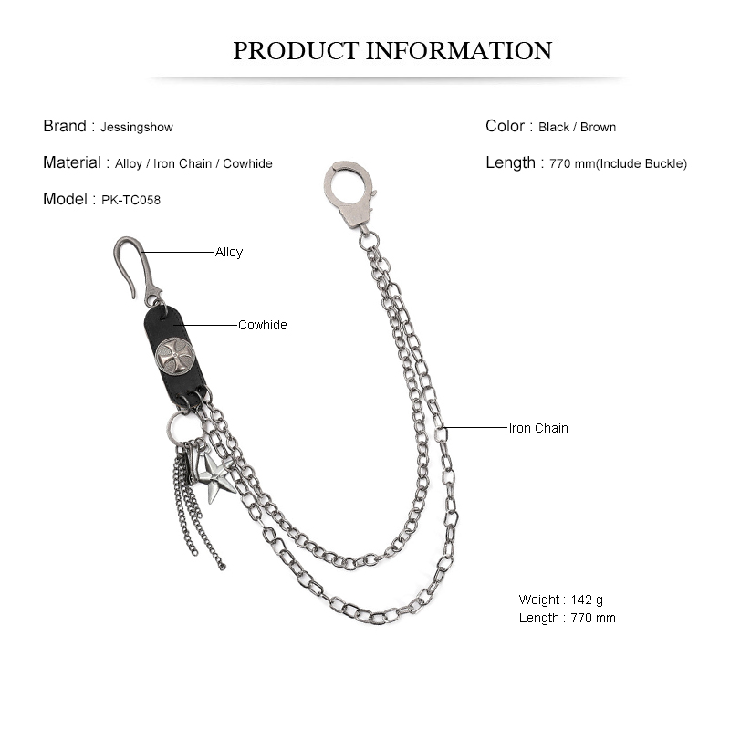 Porte-clés en cuir de vachette - Men Accessories Pk avis et prix