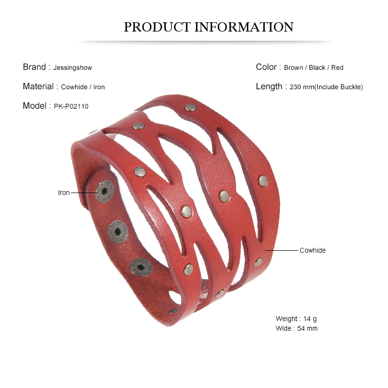 Bracelet large ajouré créatif  - Men Accessories Pk avis et prix