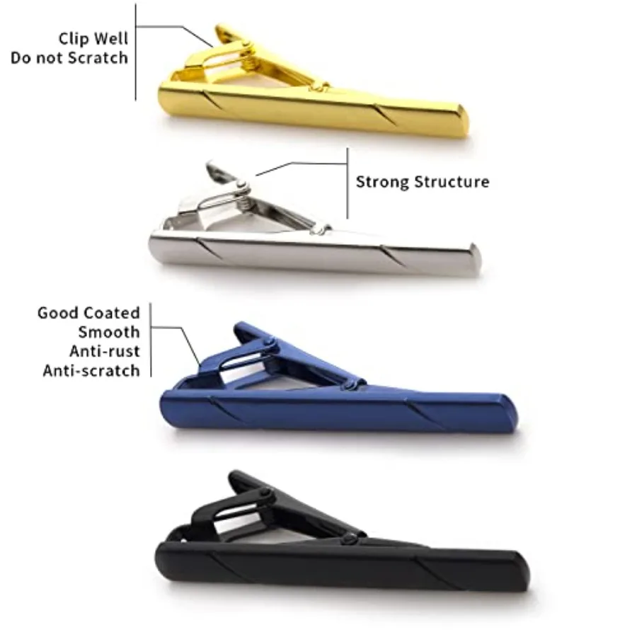 Lot de 4 pinces à cravate pour - Men Accessories To Gift avis et prix