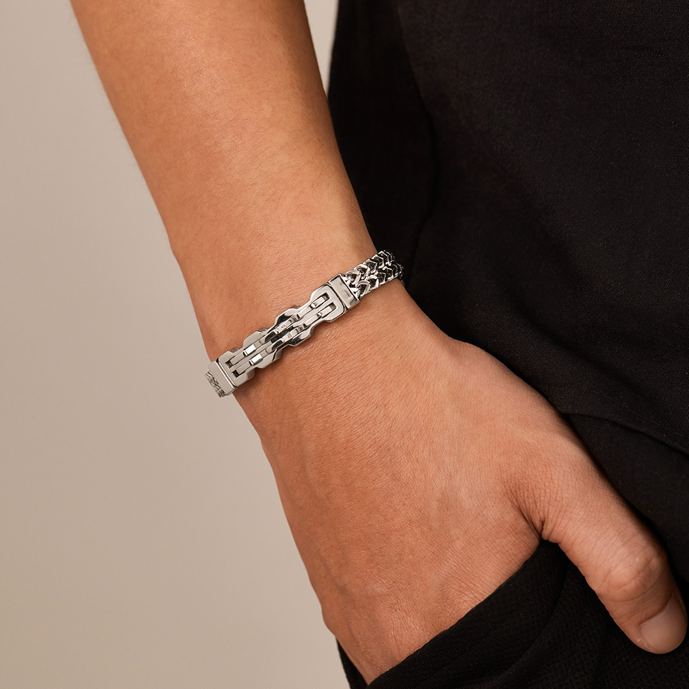 Bracelet en acier inoxydable p - Men Accessories Pk avis et prix