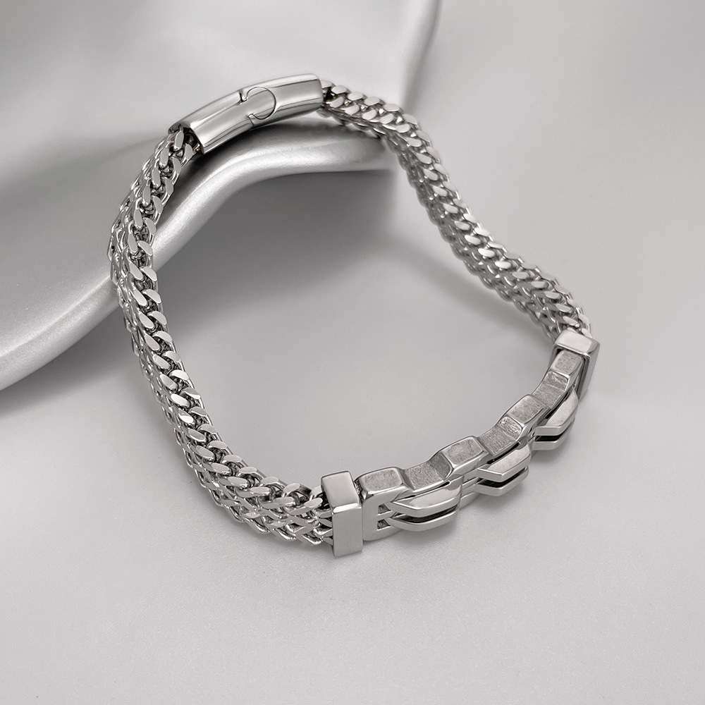Bracelet en acier inoxydable p - Men Accessories Pk avis et prix