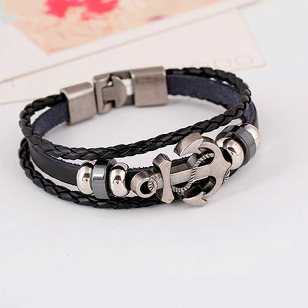 Bracelets de ULen cuir vintage - Men Accessories Pk avis et prix
