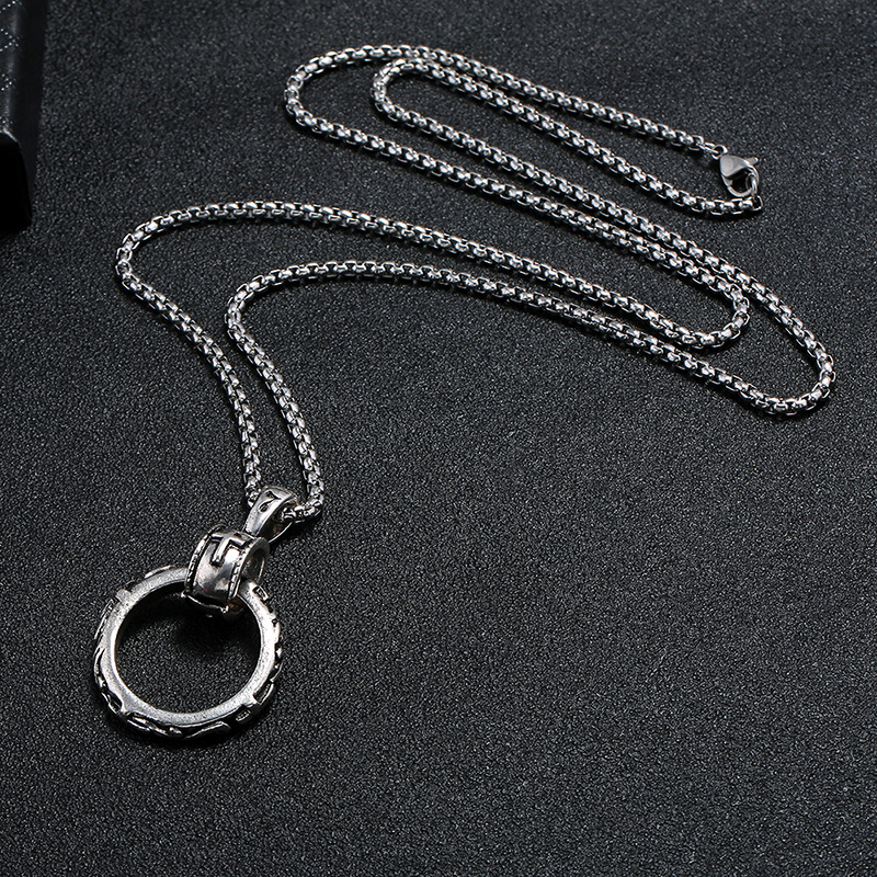 Jsingshow – collier Vintage Pu - Men Accessories Pk avis et prix